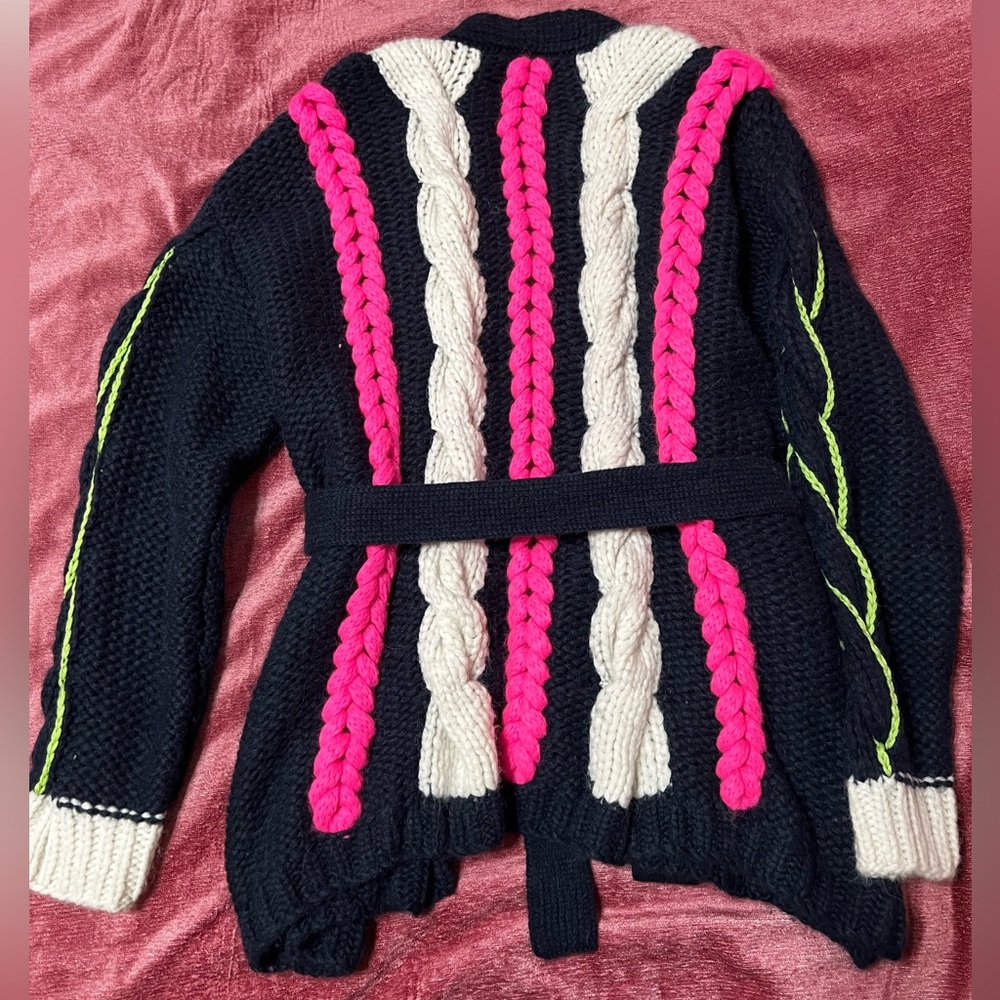 NWT Kate Spade Alpaca-Wool Cable Knit Cardigan. - Picture 7 of 11